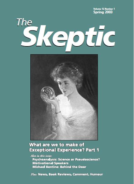 Volume 16 Number 1, Spring 2003 Volume 16 Number 1, Spring 2003