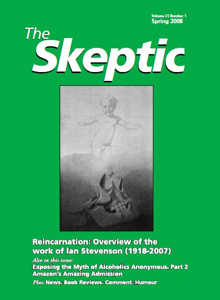 The Skeptic Vol 21 Spring 2008 The Skeptic Vol 21 Spring 2008