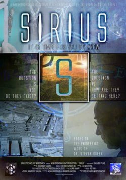 Theatrical poster for "Sirius". The poster art copyright is believed to belong to Neverending Light Productions.

By Source, Fair use, https://en.wikipedia.org/w/index.php?curid=39365418 