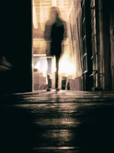 A ghostly silhouette
