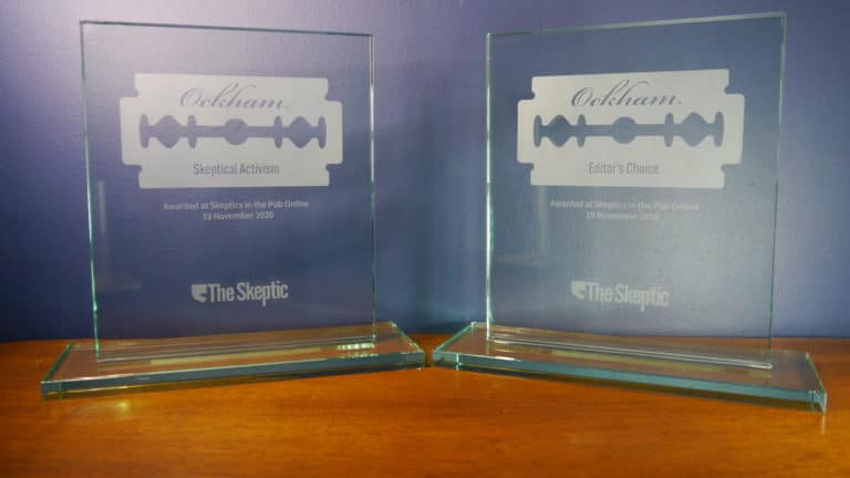 Dr Natália Pasternak wins Skeptical Activism Ockham award; Skeptics in the Pub Online wins Editor’s Choice