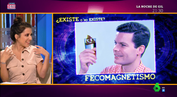"Fecomagnetismo" discussed on a TV show