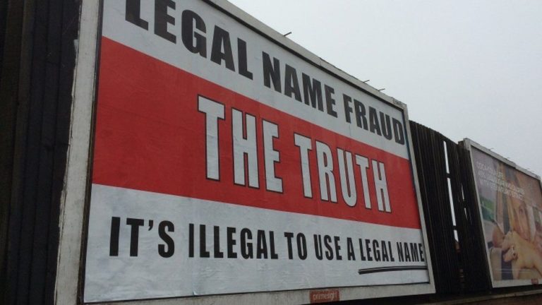‘Legal Name Fraud’ – The Truth? It’s hogwash