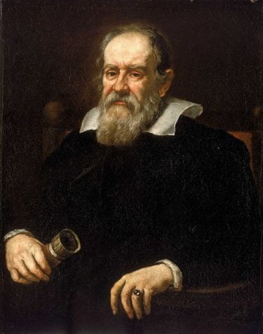 Painting of Galileo Galilei by Justus Sustermans 1636. 