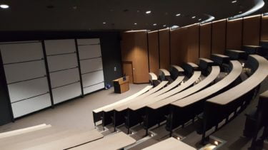 An empty lecture theatre