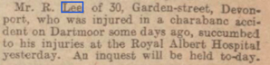 The news clipping as quoted in the main text. 