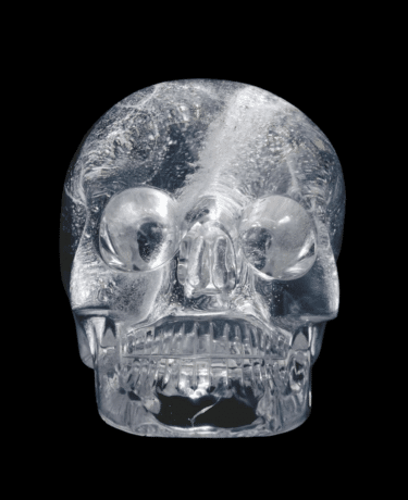 A crystal skull