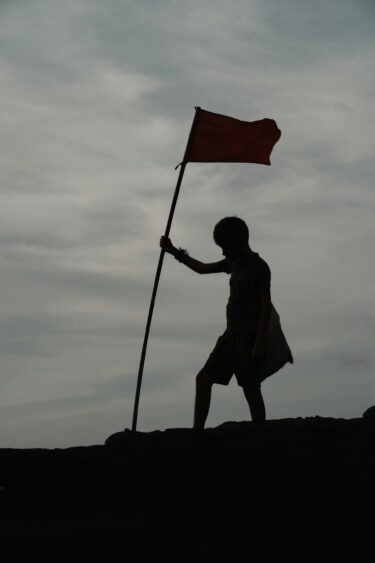 A silhouette of a boy holding a flag

Photo by Dennis Schmidt on Unsplash




